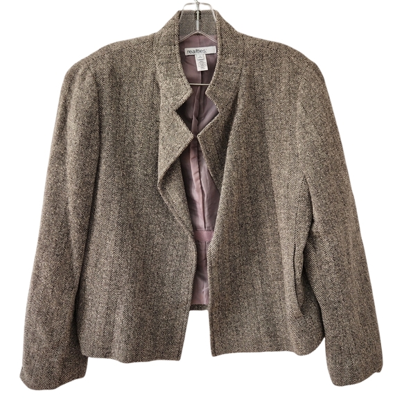 Rea/ities Jackets & Blazers - REA/ITIES Wool Blend Blazer